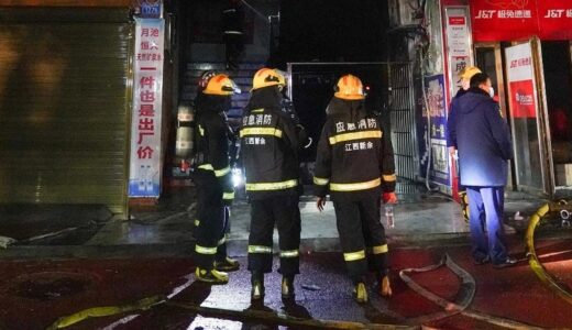 中国南東・江西省で建物火災、３９人死亡